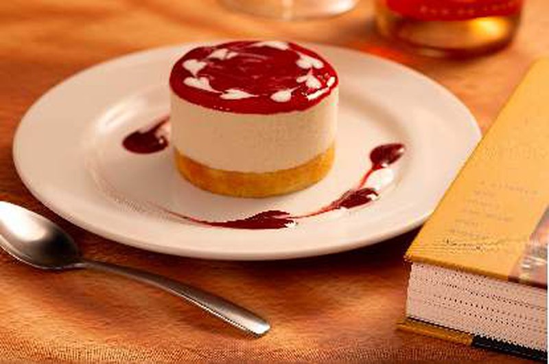 Cheesecake de mascarpone da Famiglia Mancini Trattoria